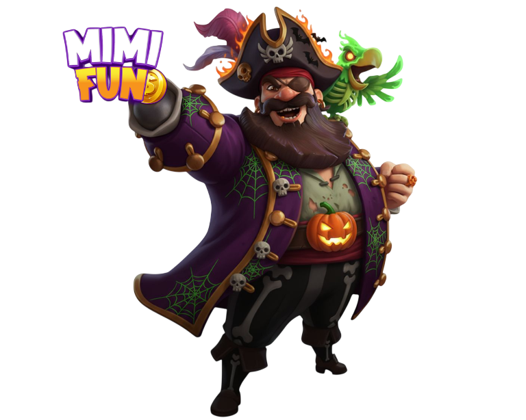 MIMIFUN สล็อตโจรสลัดฮาโลวีน แจ็คพอตแตกง่าย โบนัสใหญ่